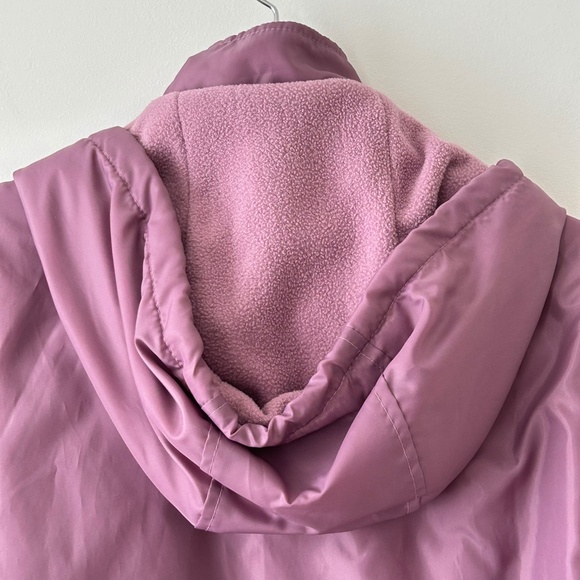 Totes Purple Fleece Lined Hooded Rain Coat - Picture 11 of 16